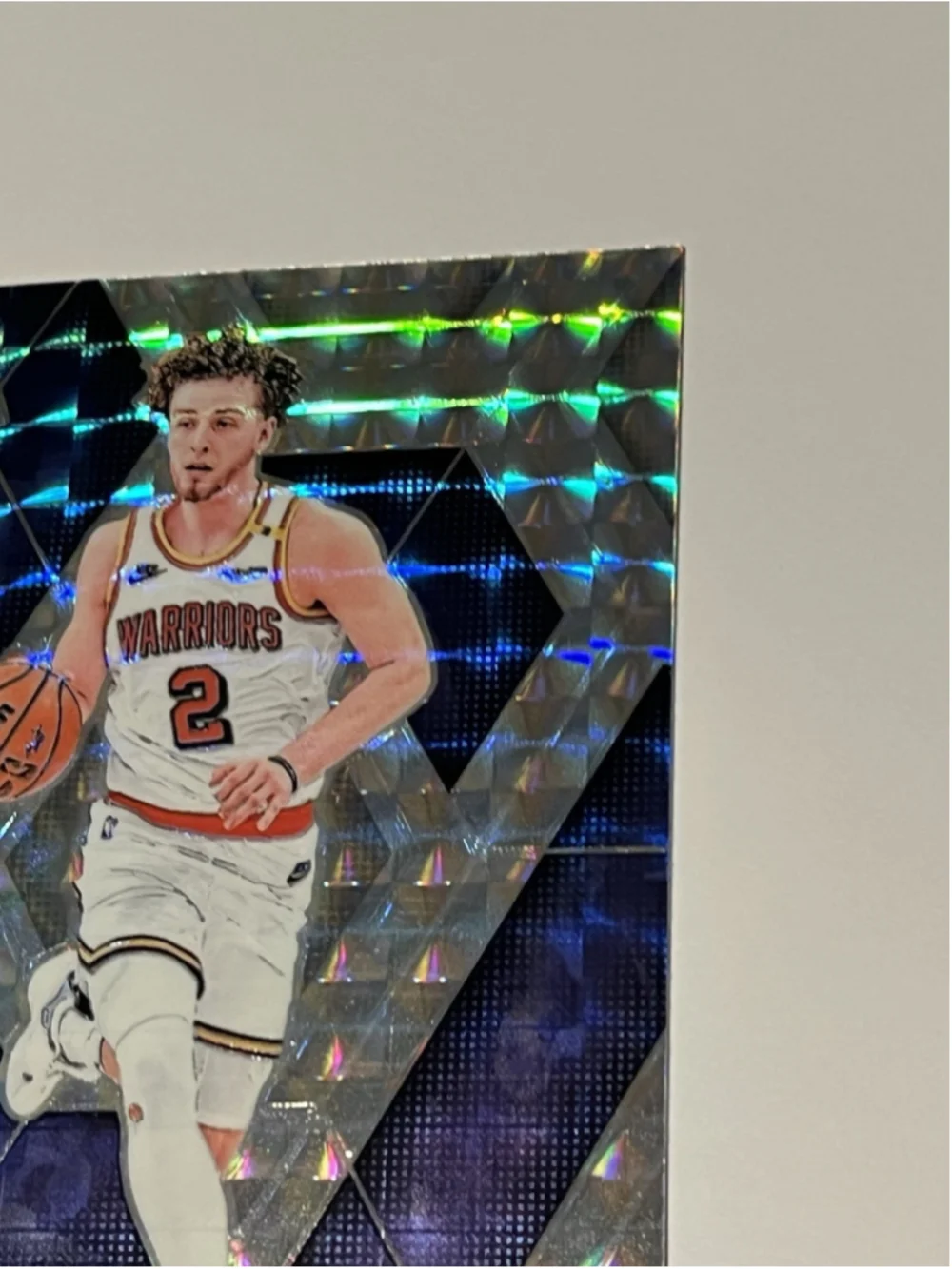 Brandin Podziemski 2024-25 Panini Mosaic #105 Silver Holo Prizm Warriors